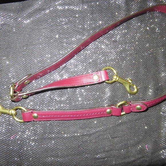 Coach Park Hair Calf turn Lock Flap Satchel in Leopard Oxblood Burgundy  F24986 - Picture 11 of 16